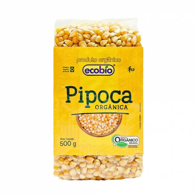 Milho de Pipoca Orgânica 500g - Ecobio