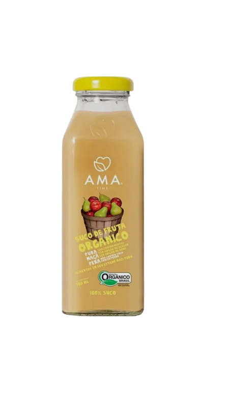 Suco De Maçã E Pera Orgânico Puro Ama 300ml
