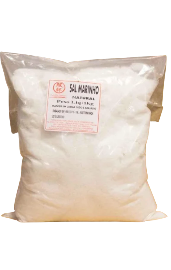 Sal Marinho Família Hattori 1kg sem Iodo